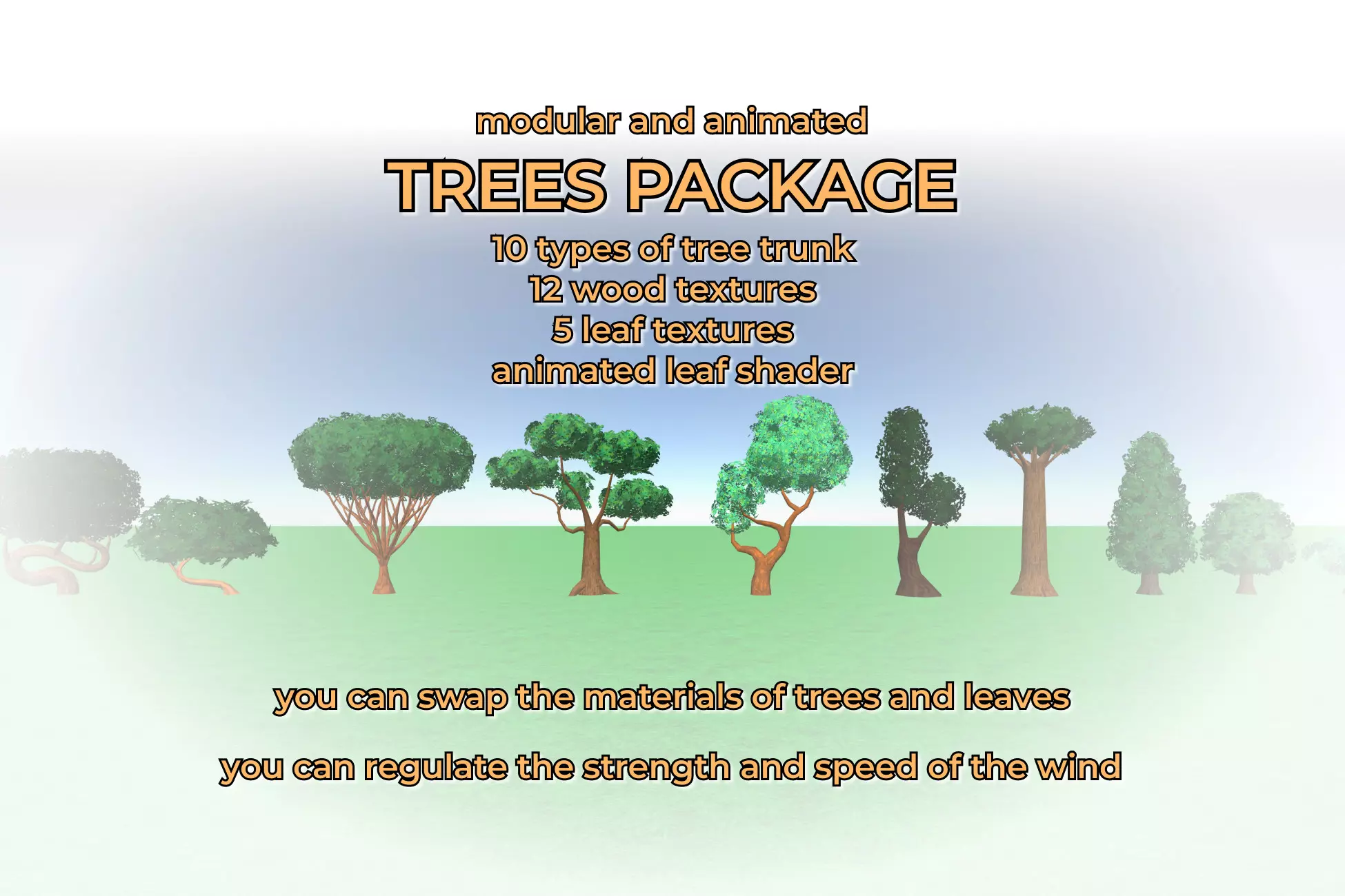 Tree Package Animated Trees Set FREE 100 OFF