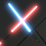 Icon of the asset:Glowing Sci-Fi Swords