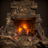 Icon of the asset:Fireplace rustic