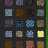 Icon of the asset:2D Ground Tiles - Rule Tiles V1