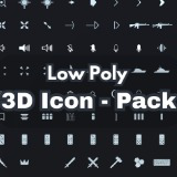 Icon of the asset:Low Poly 3D Icons - Pack