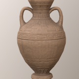 Icon of the asset:Ancient Clay Jug Ornate Ceramic Vase