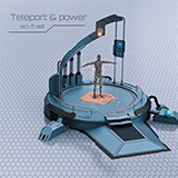 Icon of the asset:Teleport and Power Sci-fi kit