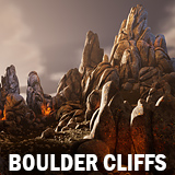 Icon of the asset:Boulder cliffs