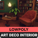 Icon of the asset:Lowpoly Art Deco Interior