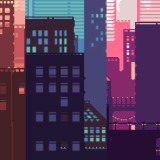 Icon of the asset:2D-Cyber Punk City Parallax Background