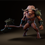 Icon of the asset:Stylized Minotaur