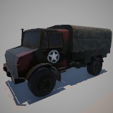 Icon of the asset:Low/Mid Poly Military Truck (Modular)