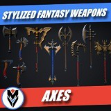 Icon of the asset:Stylized Fantasy Weapons - Axes