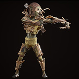 Icon of the asset:Goblin archer in bone armor