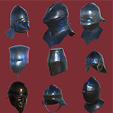 Icon of the asset:Medieval helmet pack