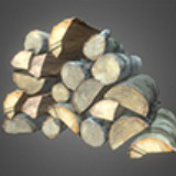 Icon of the asset:FPQC - 5 birch logs (photogrammetry)