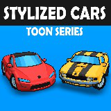 Icon of the asset:Toon Vehicles Variety: 15 Cars with 10 Colors, Matcap Magic