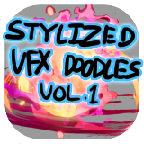 Icon of the asset:Stylized VFX Doodles Vol.1