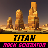Icon of the asset:Titan Rock Generator - Procedural