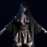 Icon of the asset:3d Character Lady Death Angel