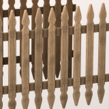 Icon of the asset:Wooden Fence Garden modular outdoor prop