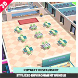 Icon of the asset:Royalty Restaurant Stylized Environment Bundle