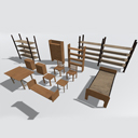 Icon of the asset:Furniture Pack (13 objects)