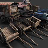Icon of the asset:Medieval Wooden Carts & Wagons