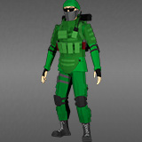 Icon of the asset:Low poly modular soldier.