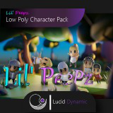 Icon of the asset:Lil Peepz - Low Poly 3D Character Pack