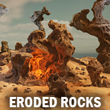 Icon of the asset:Eroded rocks