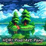 Icon of the asset:HDRI Pixel Art Skyboxes