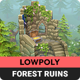 Icon of the asset:Lowpoly Forest Ruins